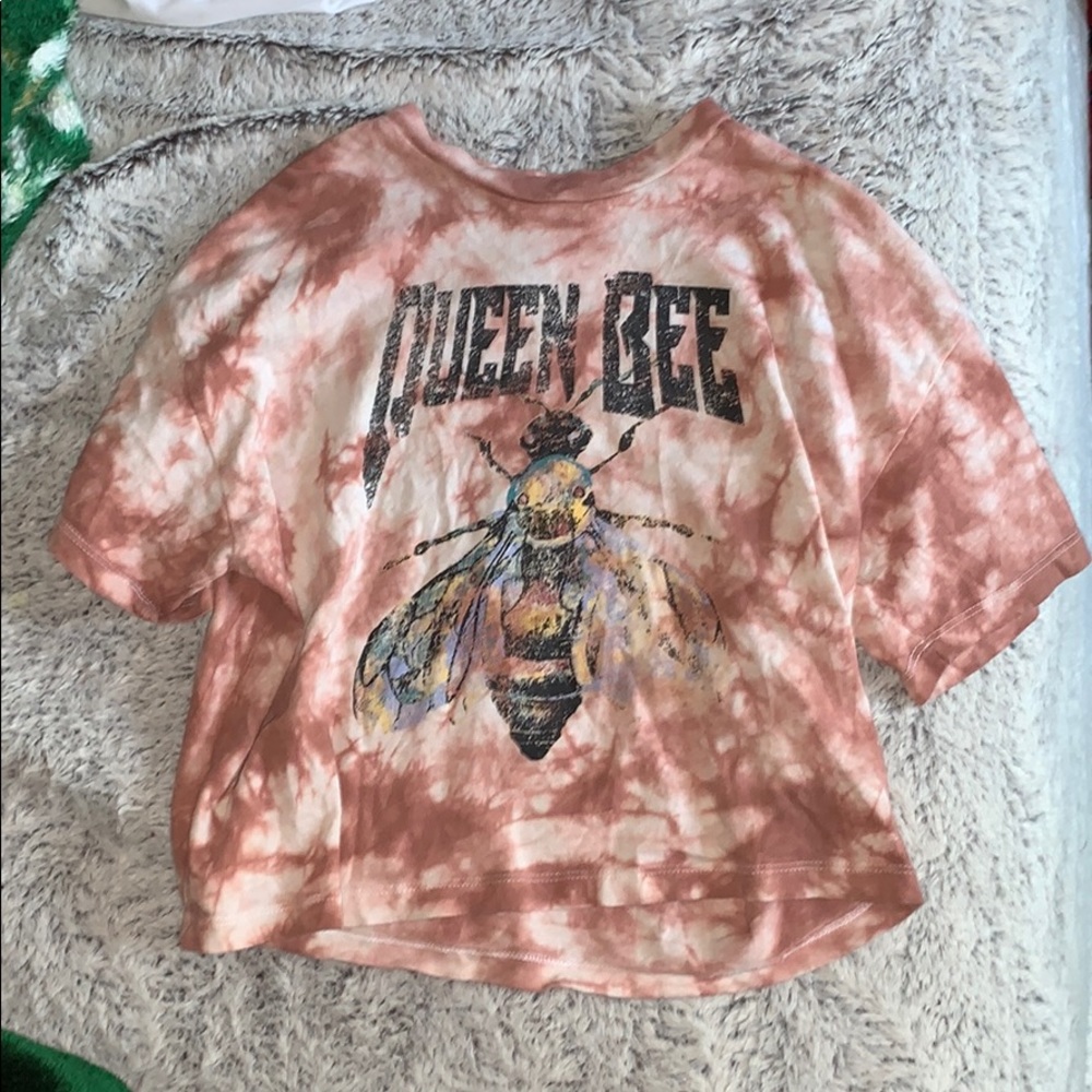 tye-dye crop top